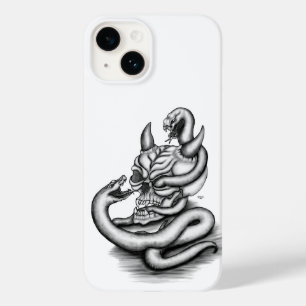 Skull - Devil Head with Snake Case-Mate iPhone 14 Case