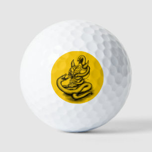 Skull - Devil Head with Snake Golf Balls