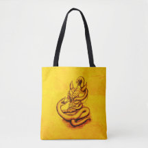 Skull - Devil Head with Snake