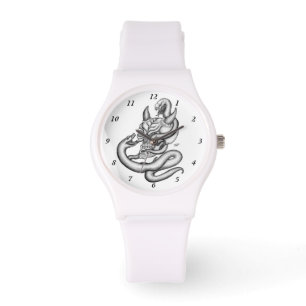 Skull - Devil Head with Snake Watch