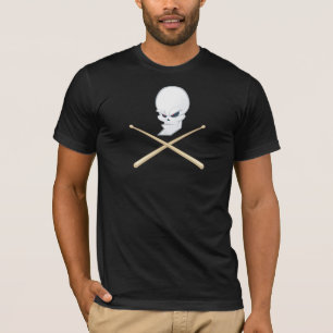 Skull Drummer Dark T-Shirt