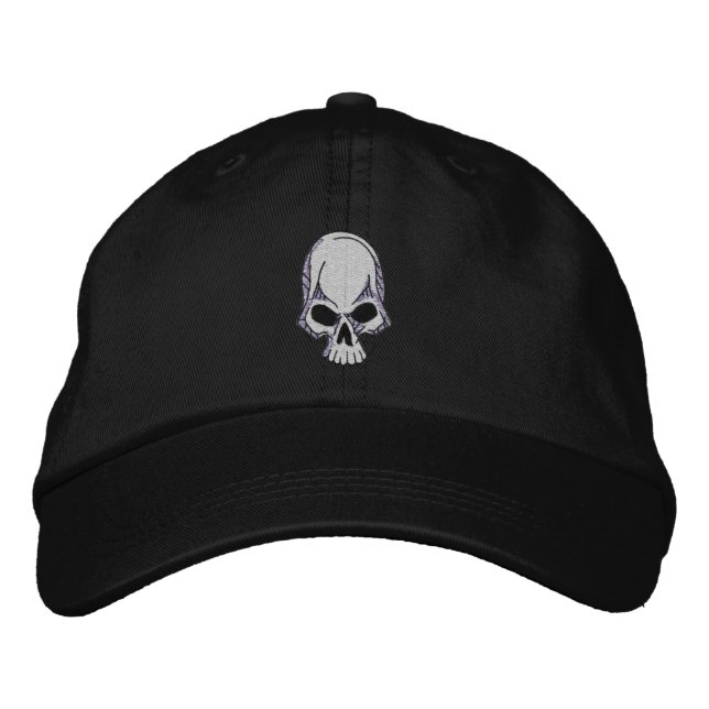 Skull Embroidered Hat (Front)