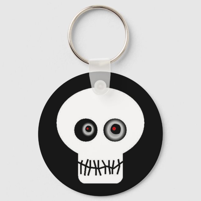 Skull Eyes Keychain (Front)