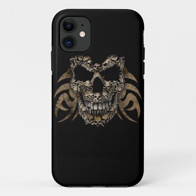 Skull Face Case-Mate iPhone Case (Back)