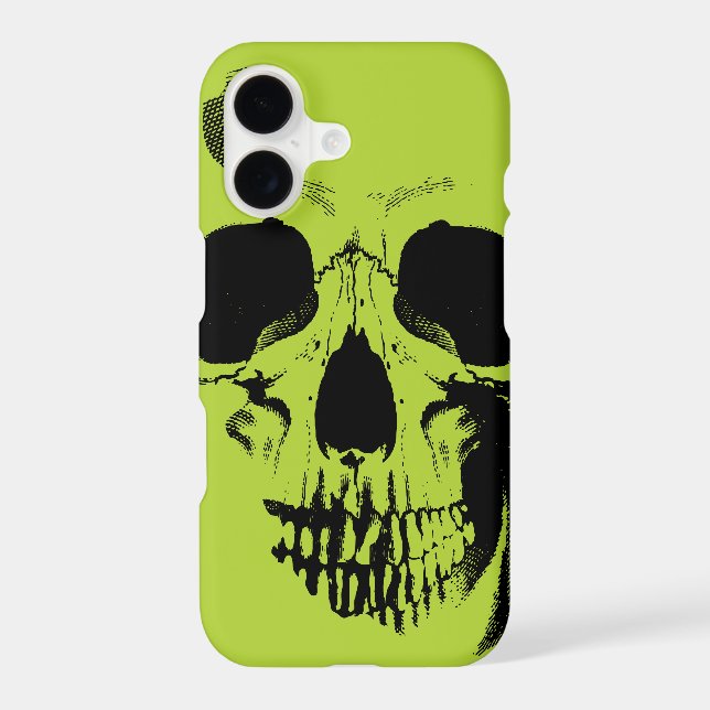 Skull Face Green (Back)