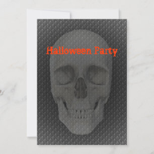 Skull Face Halloween Invitation