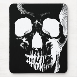 Skull Face Mouse Pad