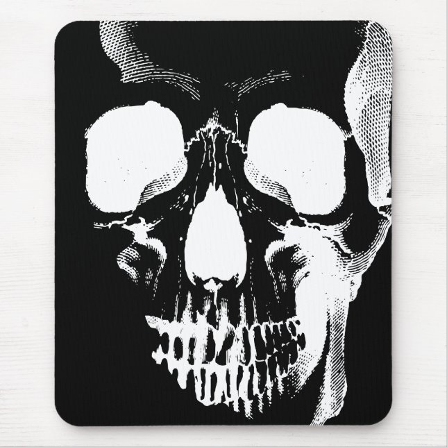 Skull Face Mouse Pad (Front)