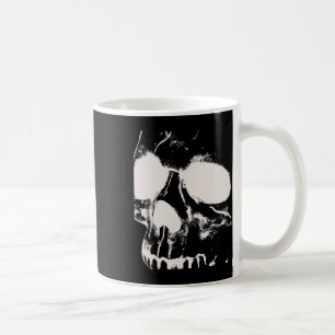 Skull Face Silhouette Grunge Rock Graphic Art Hall Coffee Mug