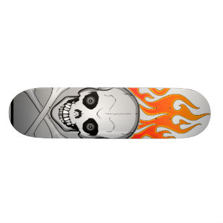 Skull Fire Skateboard