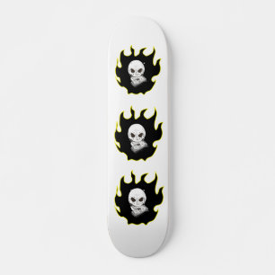 Skull Flame Skateboad Skateboard