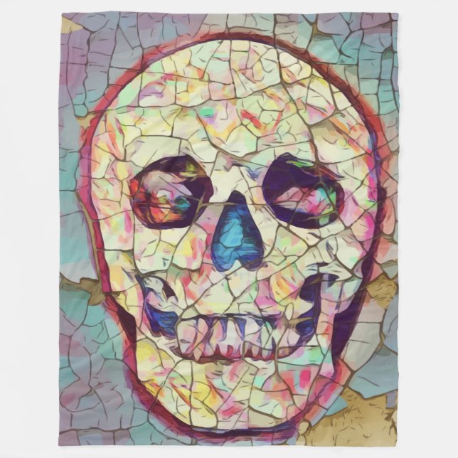 Skull Fleece Blanket (Front)