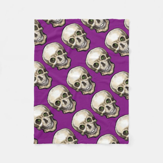 Skull Fleece Blanket (Front)