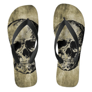 Skull Flip Flops