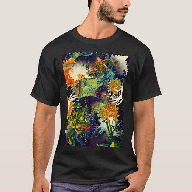 Skull Flora T-Shirt (Front)