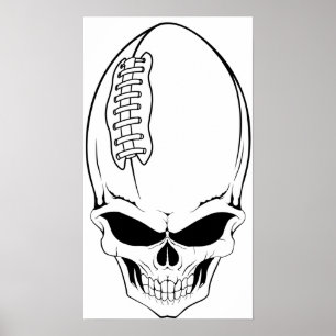 skull football 2 poster