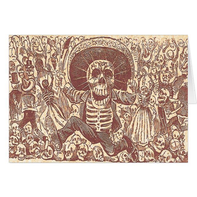 Skull from Oaxaca, La Calavera Oaxaqueña (Front Horizontal)