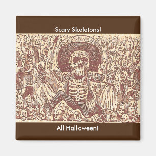 Skull from Oaxaca, La Calavera Oaxaqueña Magnet