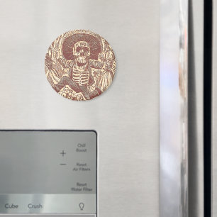 Skull from Oaxaca, La Calavera Oaxaqueña Magnet