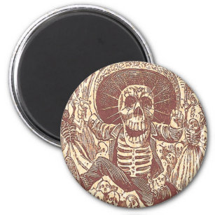 Skull from Oaxaca, La Calavera Oaxaqueña Magnet