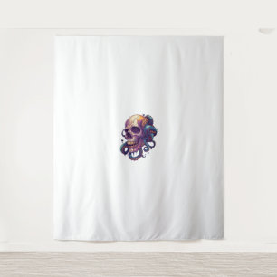 Skull from the Depths Tapestry