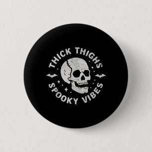 Skull Funny Halloween 2 Inch Round Button