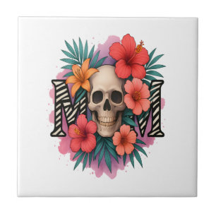 Skull Funny Mother Tile