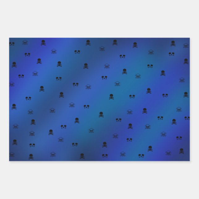 Skull gift paper set (Front)