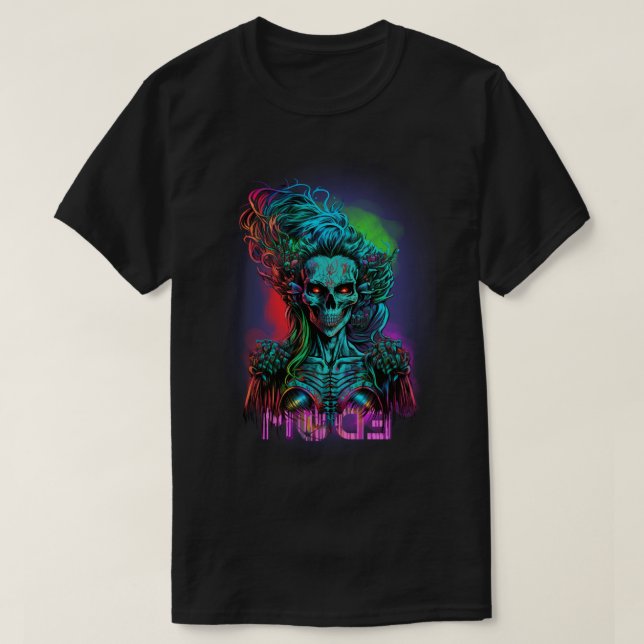 Skull goddess T-Shirt (Design Front)