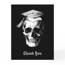 Skull Gothic Graduation Party Radiology