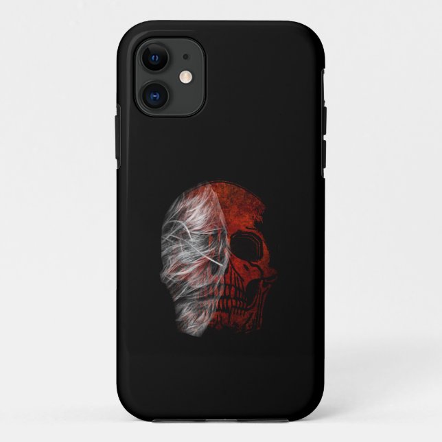 SKULL GRAPHIC HALLOWEEN GIFT DESIGN Case-Mate iPhone CASE (Back)
