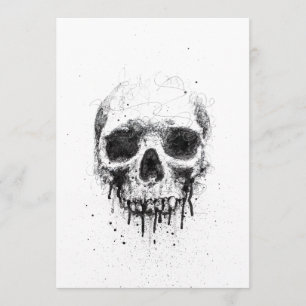 Skull Greeting Card