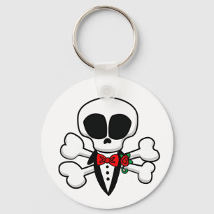 Skull Groom Fully Customizable Keychain