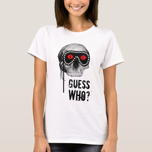 Skull - Guess Who? customizable T-Shirt (Front)