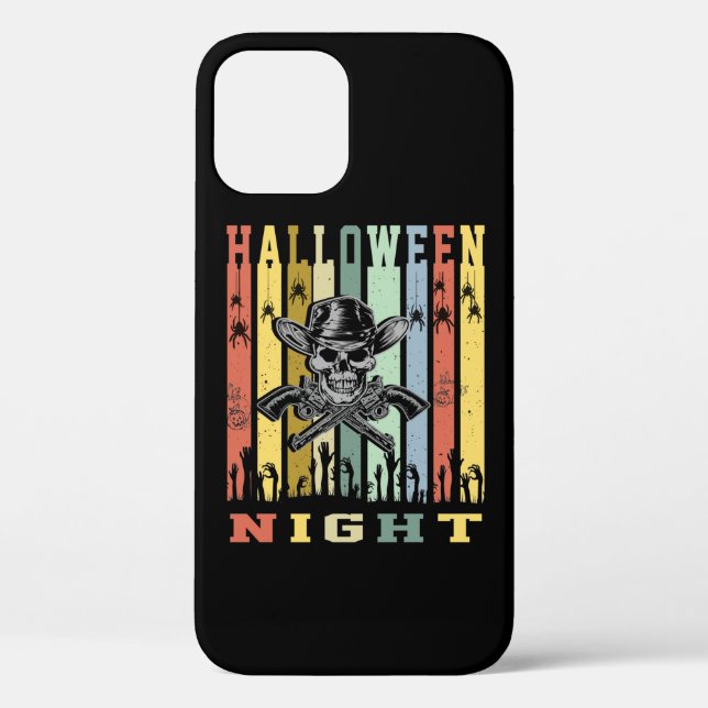 Skull Gun, Halloween Night Case-Mate iPhone Case (Back)