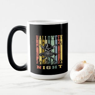 Skull Gun, Halloween Night Magic Mug