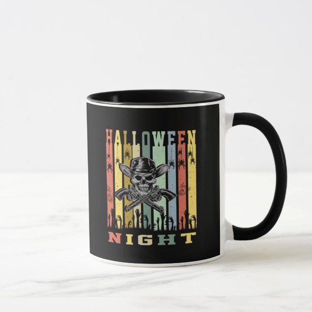 Skull Gun, Halloween Night Mug (Right)