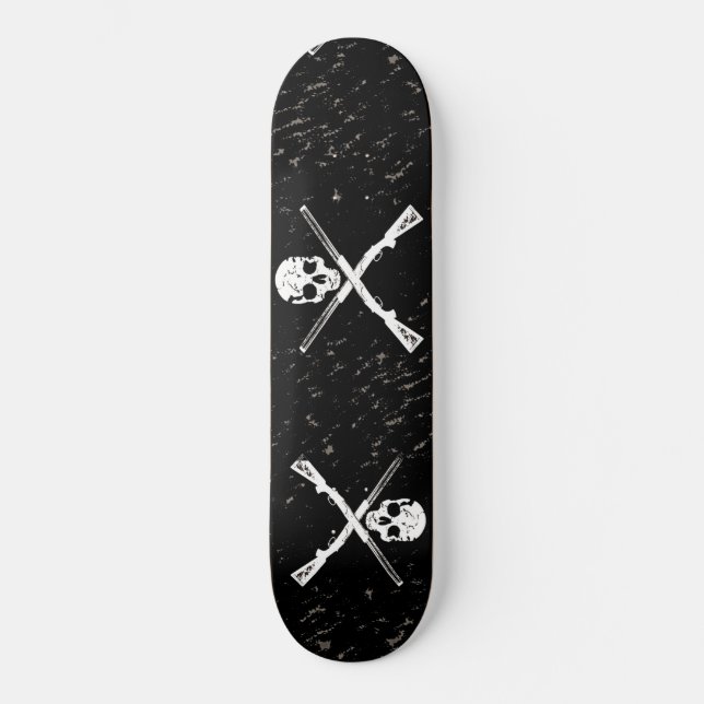 Skull & Guns Skateboard by Bradley Boness (Front)