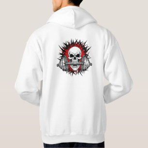 Skull Gym Beast T-Shirt – Hardcore Weightlifting D Hoodie