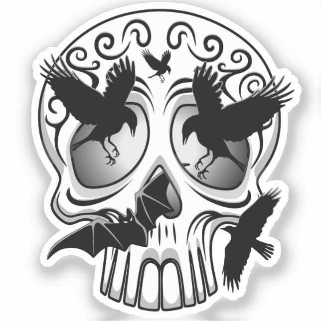 Skull Halloween Decorative Calaveras (Front)