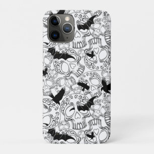 Skull Halloween Decorative Calaveras iPhone 11 Pro Case