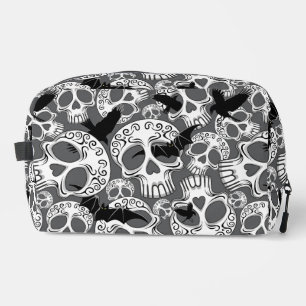 Skull Halloween Decorative Calaveras Dopp Kit