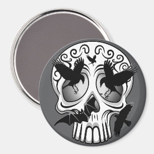 Skull Halloween Decorative Calaveras Magnet