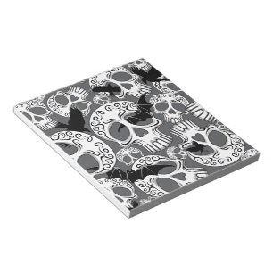 Skull Halloween Decorative Calaveras Notepad