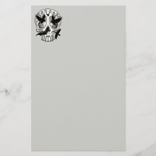 Skull Halloween Decorative Calaveras Stationery