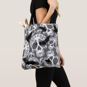 Skull Halloween Decorative Calaveras Tote Bag