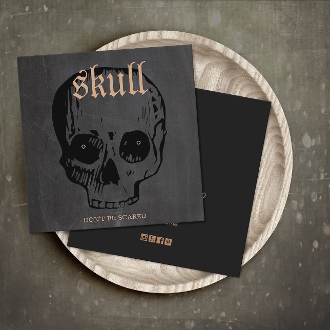 Skull Halloween Stud Earring Display Card (Creator Uploaded)