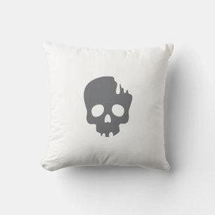 Skull.Halloween Throw Pillow