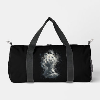 Skull Hand Ravens Gothic Dark Art Duffle Bag
