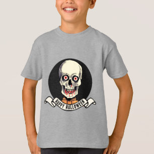 Skull happy halloween T-Shirt